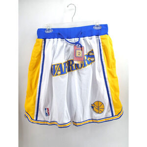 Golden State Warriors 1995-1996 Just Don Vintage Basketball‎ Shorts Size XL